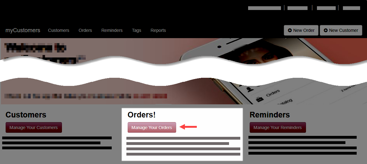 Manage Your Orders