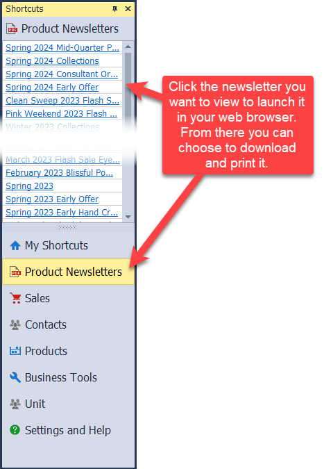 Product Update Service Newsletters